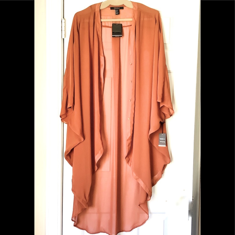 Long Duster Vest by Forever 21
